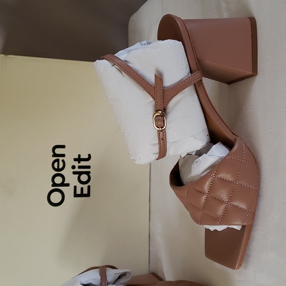 NEW Open Edit Austyn Quilted Sandal - Picture 3 of 11